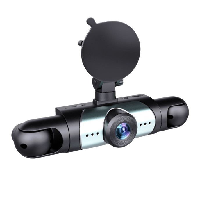 4 Channel Dash Cam 1080p Front Rear Left Right View with Reverse Camera