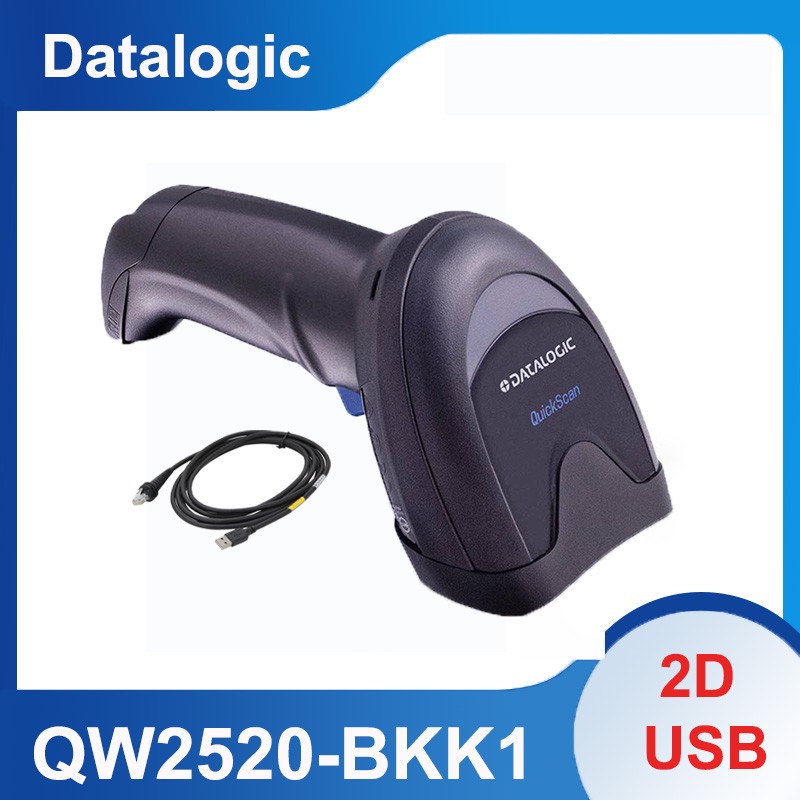 Datalogic QuickScan QW2520-BKK1 2D Handheld Barcode Scanner Reader w/ USB Cable