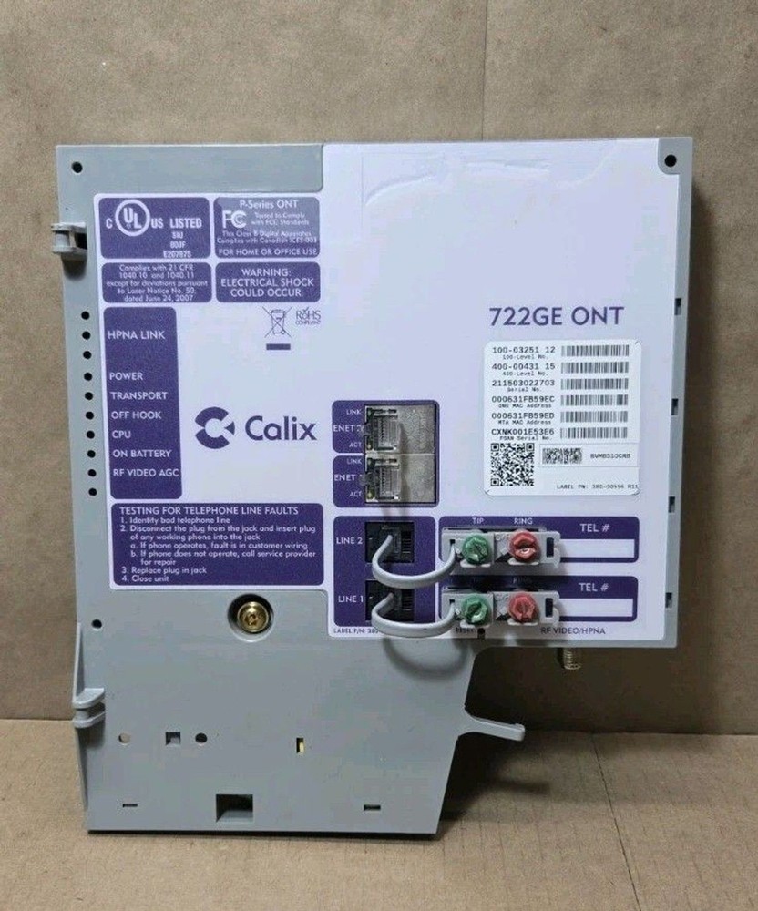 Calix 722GE ONT **UNTESTED**