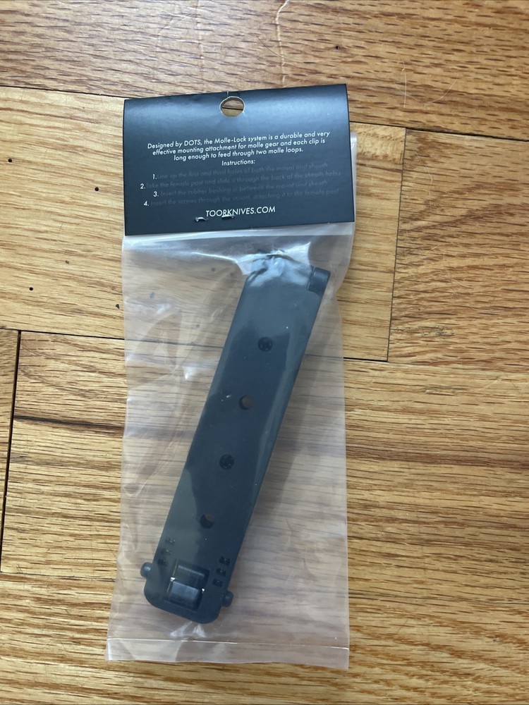 Toor Knives Molle-Lock Mount Clip Black