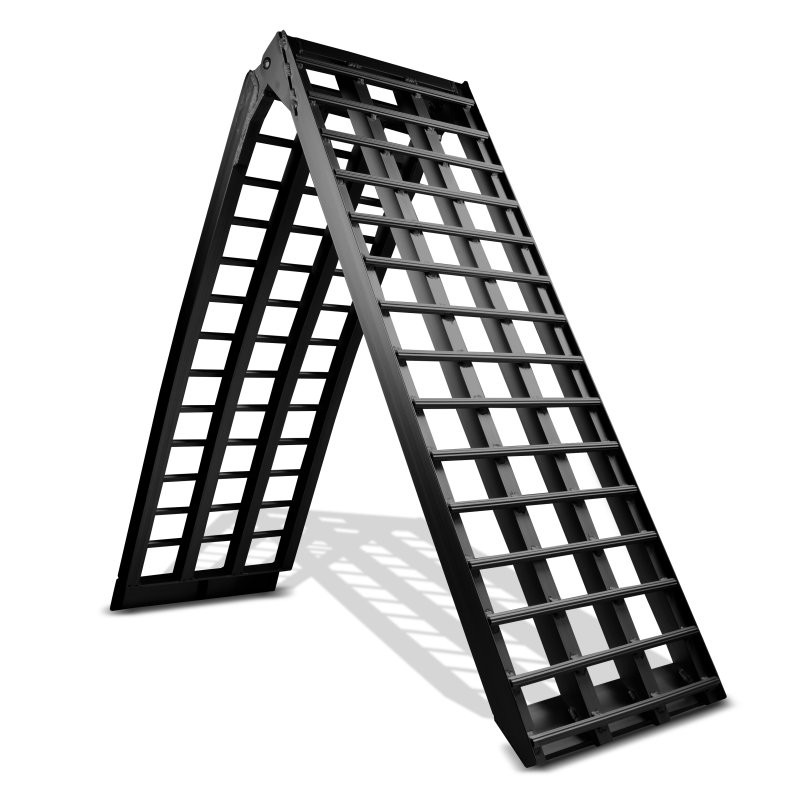Motorcycle aluminium loading ramp BP5 set wheel chock Easy Plus folding max 680k