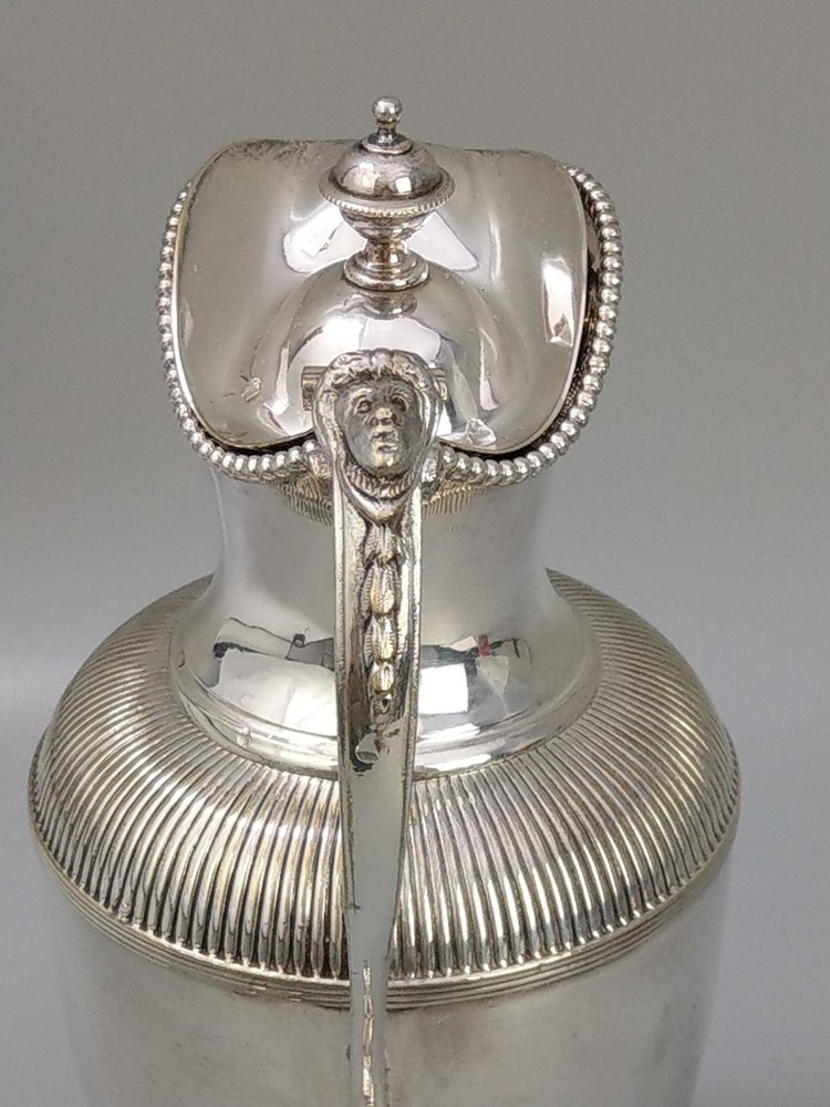Antique syrup pitcher silver plated by Robert Pringle