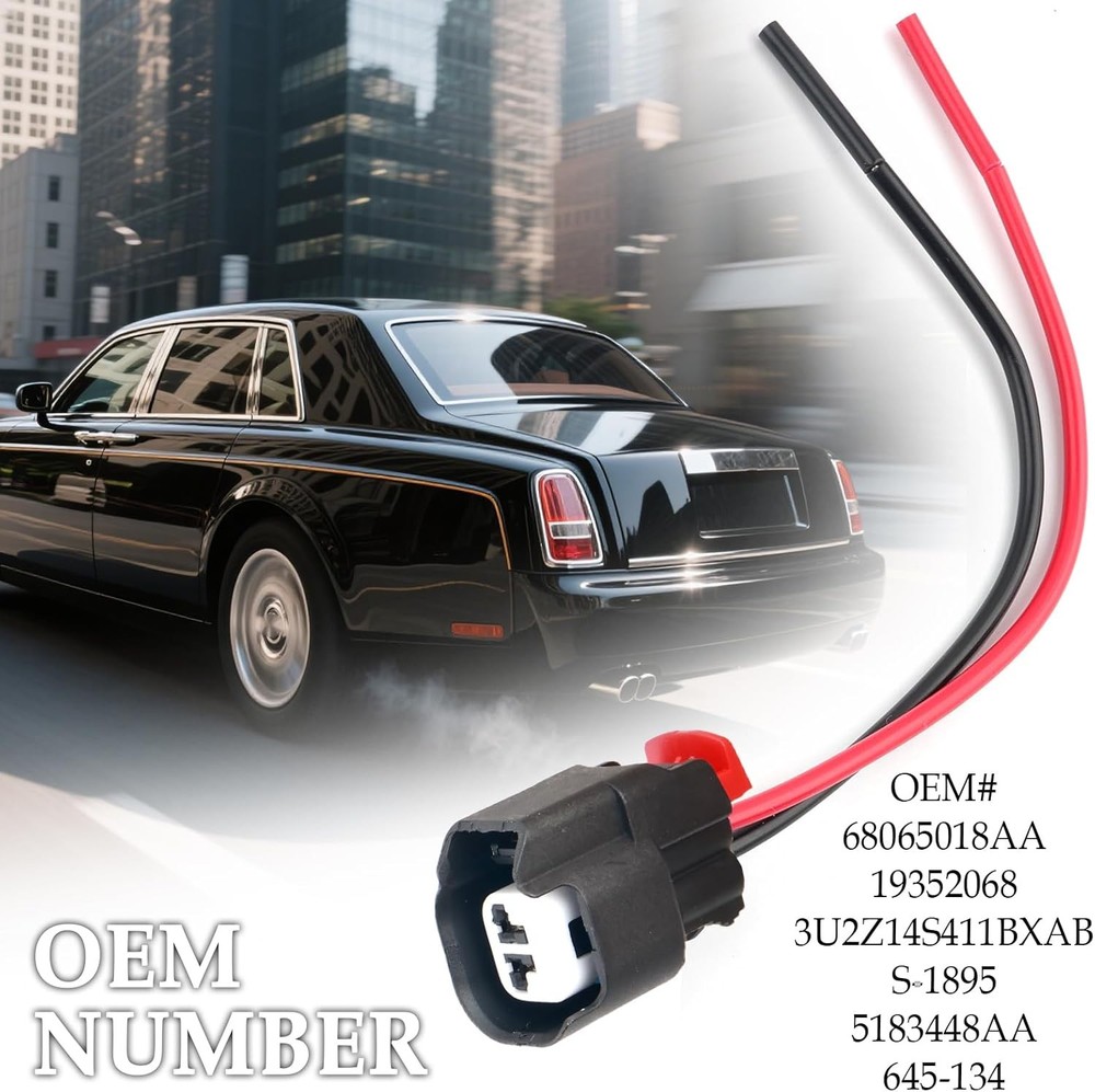 ABS Sensor Front Connector,ABS Wheel Speed Sensor Front Connector Pigtail Compat