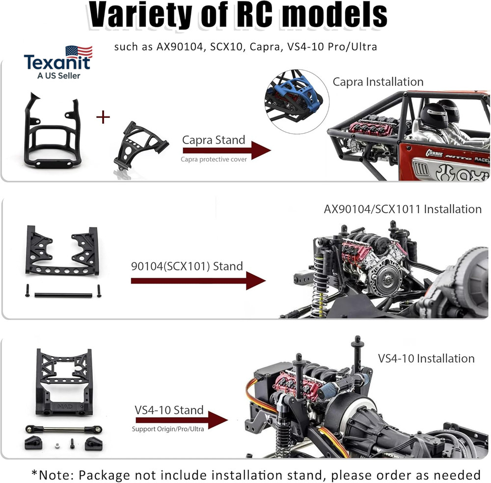 MAD Cison Mini V8 Engine Kit That Runs - Small Engine Building Kit for Adults, S