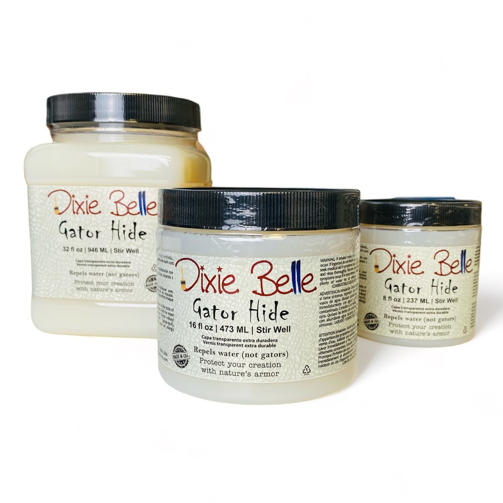 Dixie Belle Gator Hide Clear Top Coat Sealer, All Sizes, Same Day Shipping