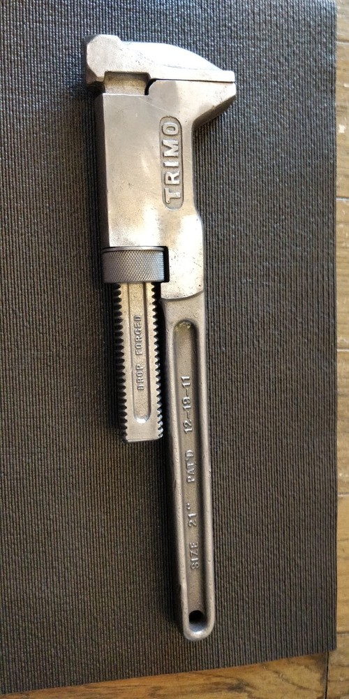TRIMO 21" Adjustable Pipe Monkey Wrench REFURBISHED