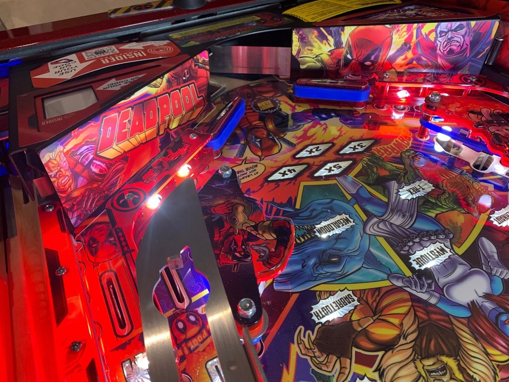 Deadpool Pinball Mod Apron Wall Decal( SOLD AS A PAIR)