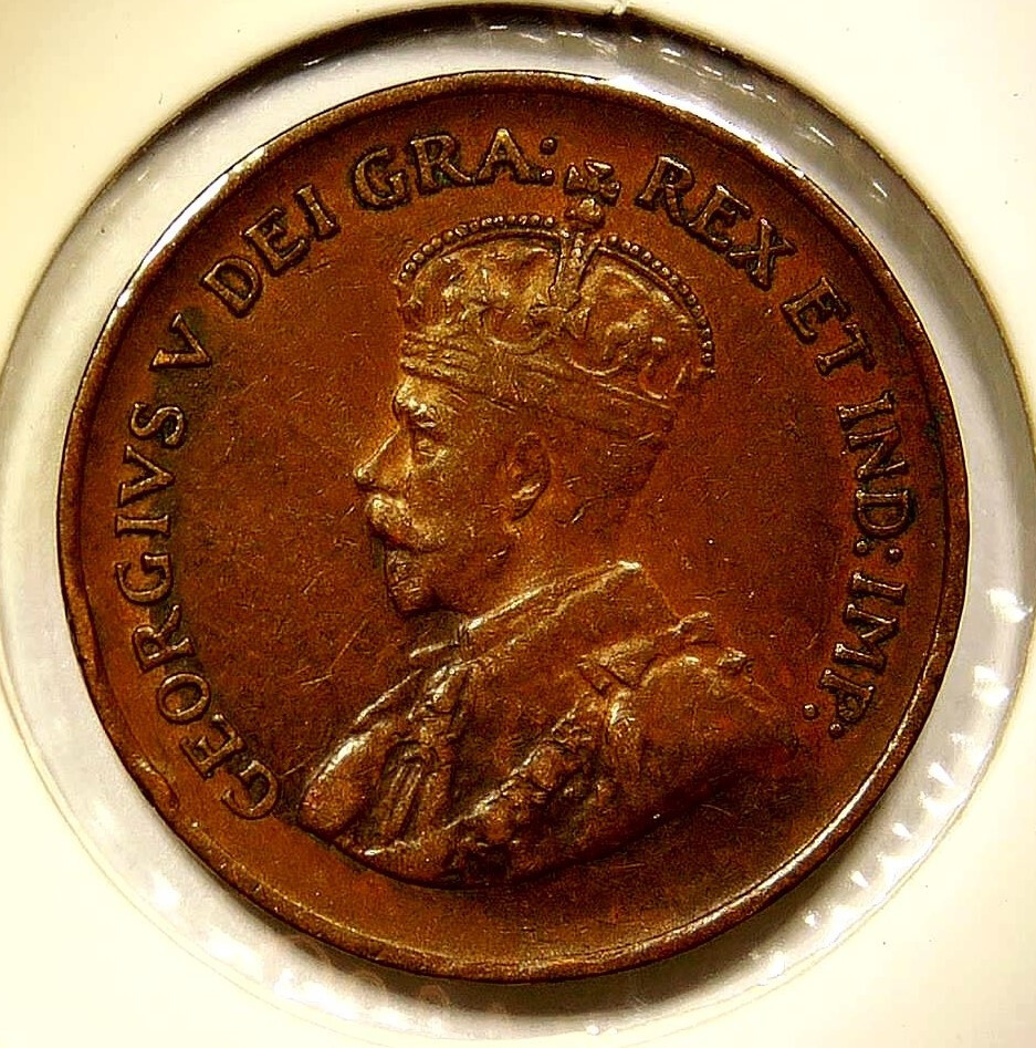 1935 Canada Small Cent King George V