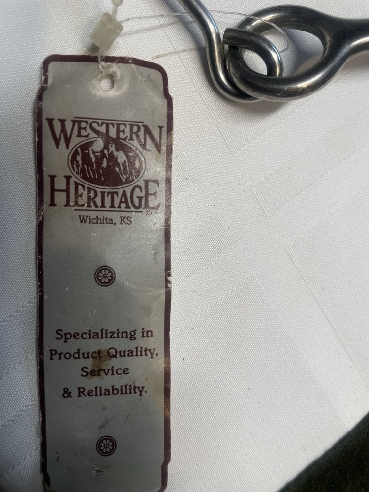 Western Heritage Pony Hackamore W/ Rubber Bit.. NWT.