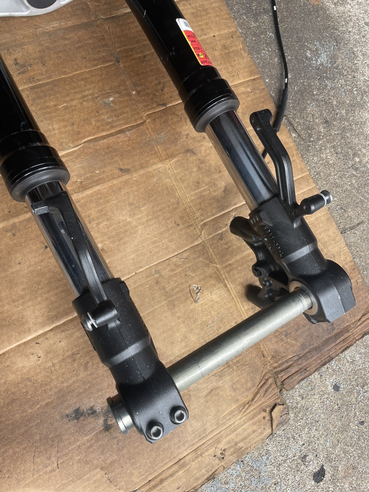 2023 19 - 25 KAWASAKI NINJA ZX636 ZX6R FRONT RIGHT LEFT SIDE FORKS TUBE LEGS OEM