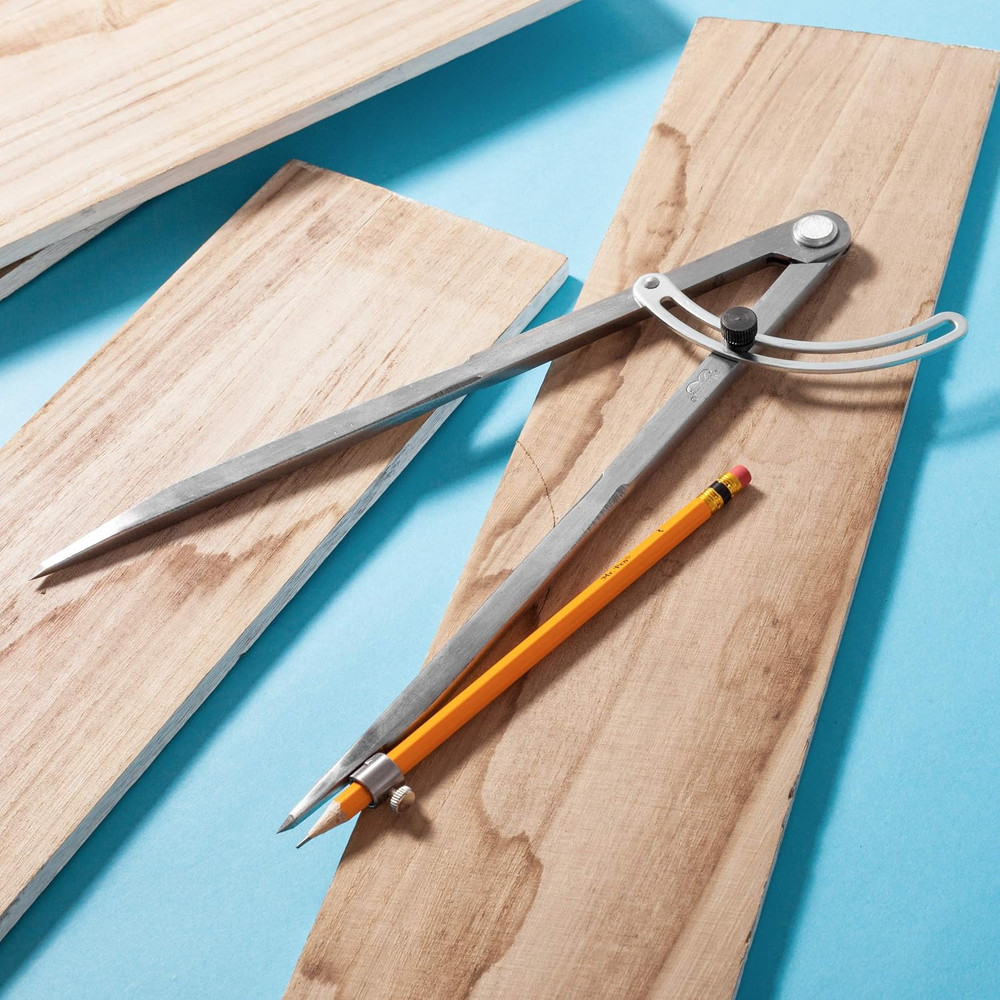 - Professional Compass for Woodworking, Large Compass for Geometry, Compass Draw