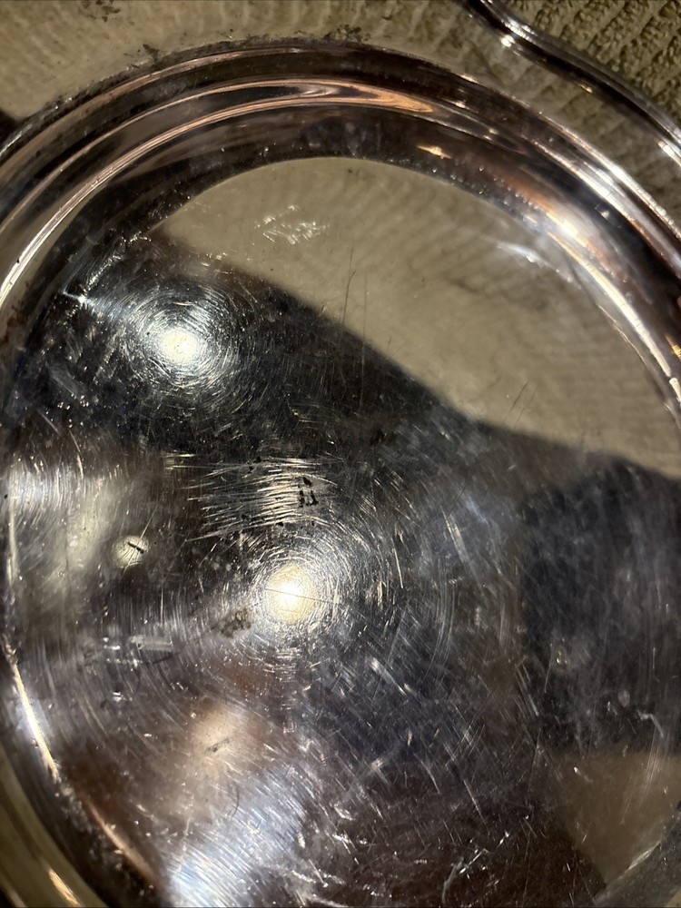 Antique Silverplate Tray Unmarked