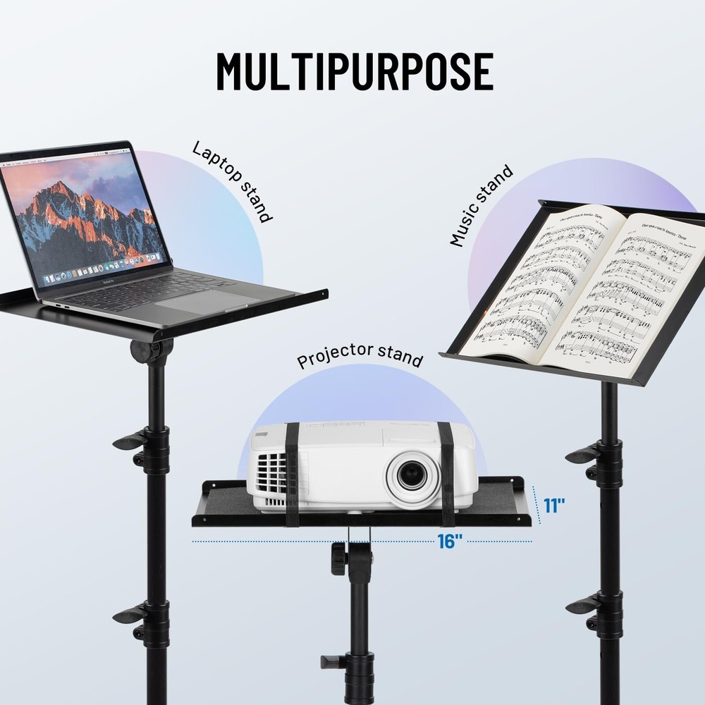 CAHAYA Projector Stand Tripod Adjustable - Stable for Tablets & Pho... Fast Ship