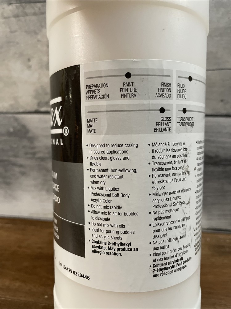 Liquitex Professional Effects Medium 946ml 32-oz Gloss Pouring Medium