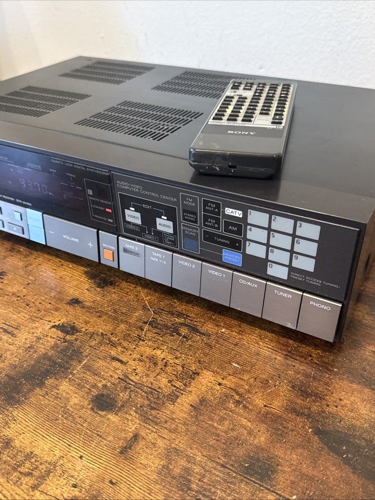 Sony STR‑AV460 Stereo Receiver — W / Remote Bundle Excellent EUC — Fully Tested