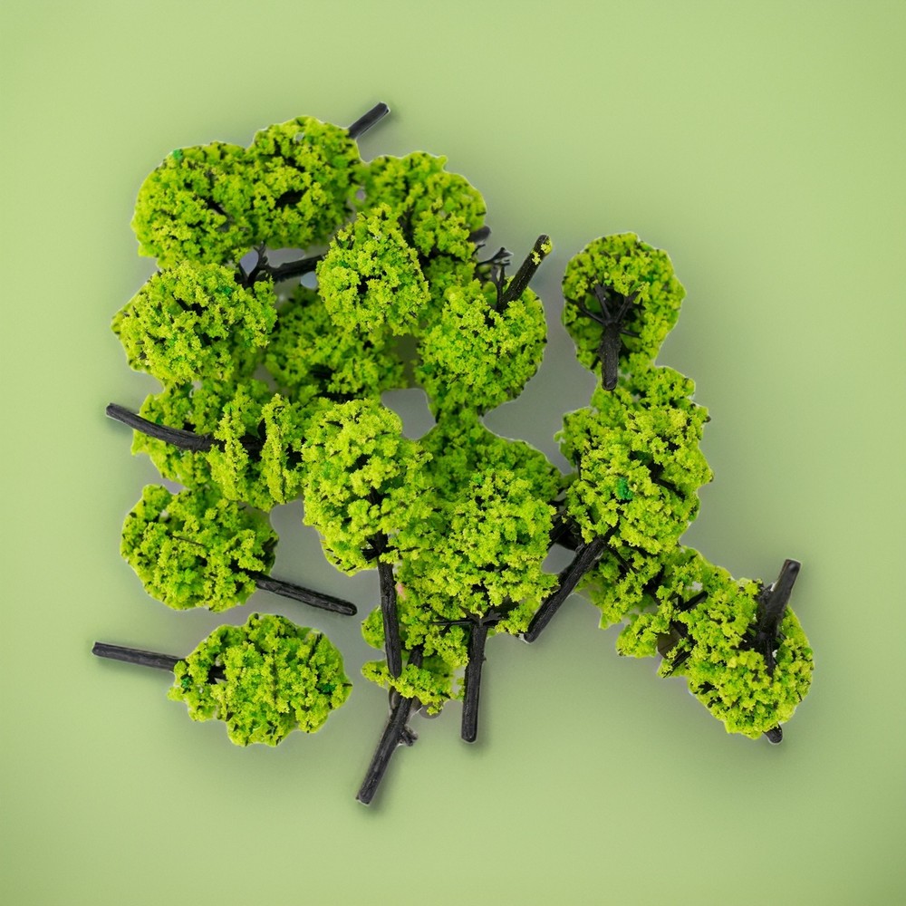Brand New Model Tree 1:100 20 Pcs 3.5cm Building Model Highly Simulated