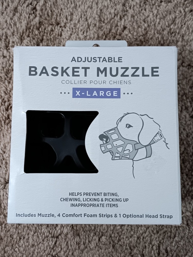 Top Paw Adjustable Basket Muzzle X-Large Dog