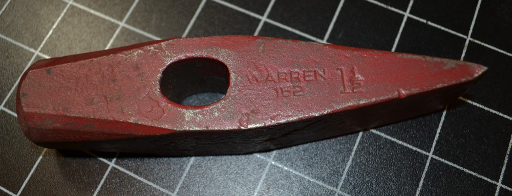 WARREN - #162 - 1 1/2# - SPLITTING CHISEL - CAT #162 - BLACKSMITH - NOS
