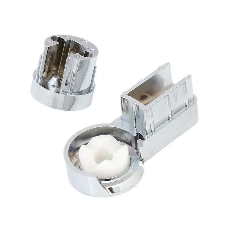 1 Set Bath Hinge Brackets Shower Screen Hinges ABS Chrome Plating Shower Holder