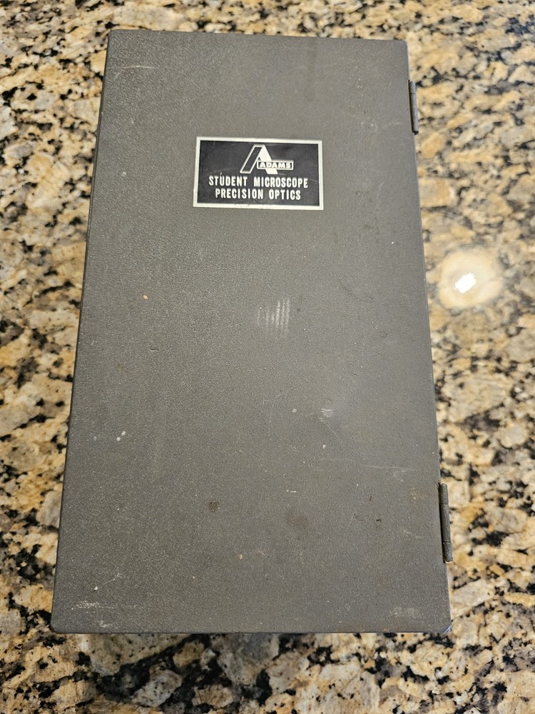 Adams Vintage Microscope with Case