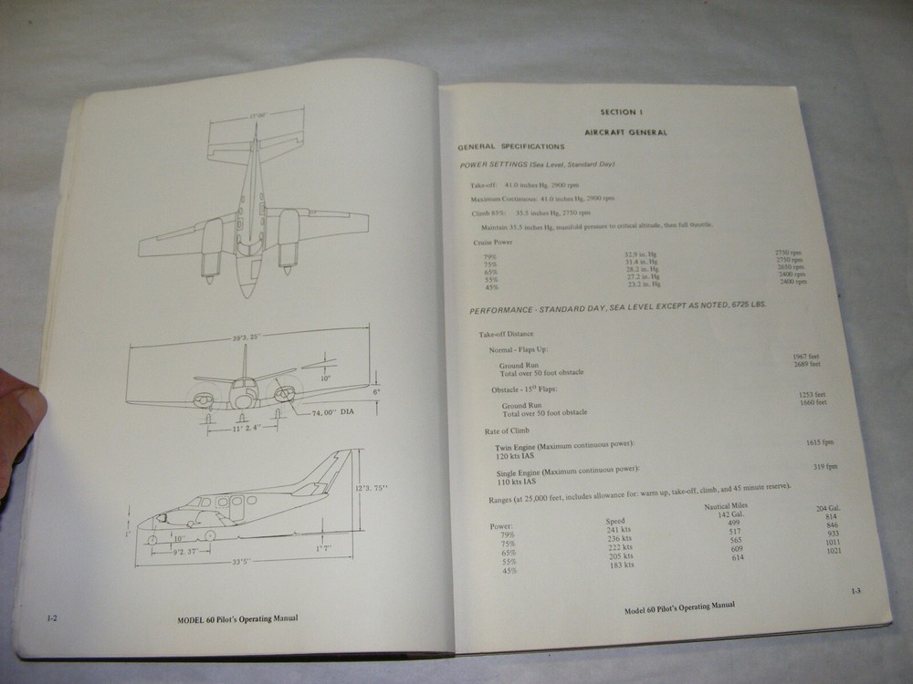 Beechcraft 60 Duke Pilots Operating Manual