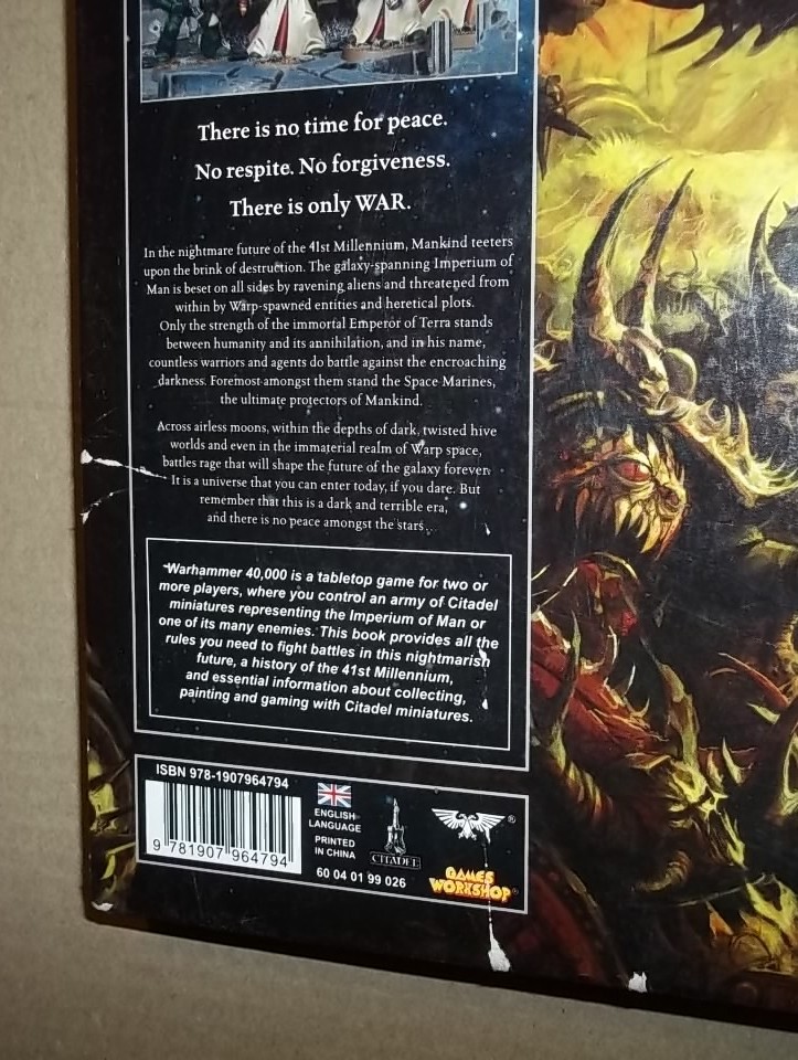 Warhammer 40k 6th Edition Core Rulebook HC 2012
