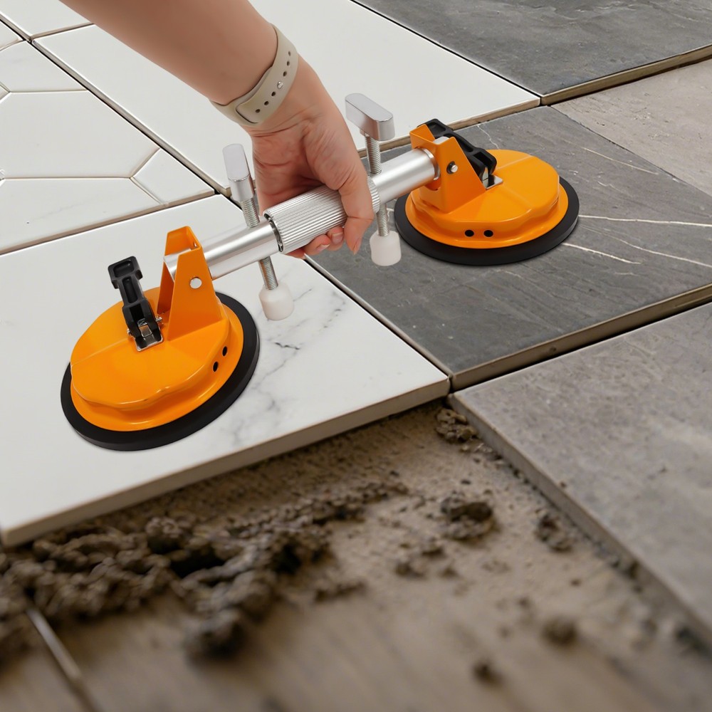 2 Vacuum Splicing Suction Cup Tile Stone Seam Joining Leveling Setter Adjustable