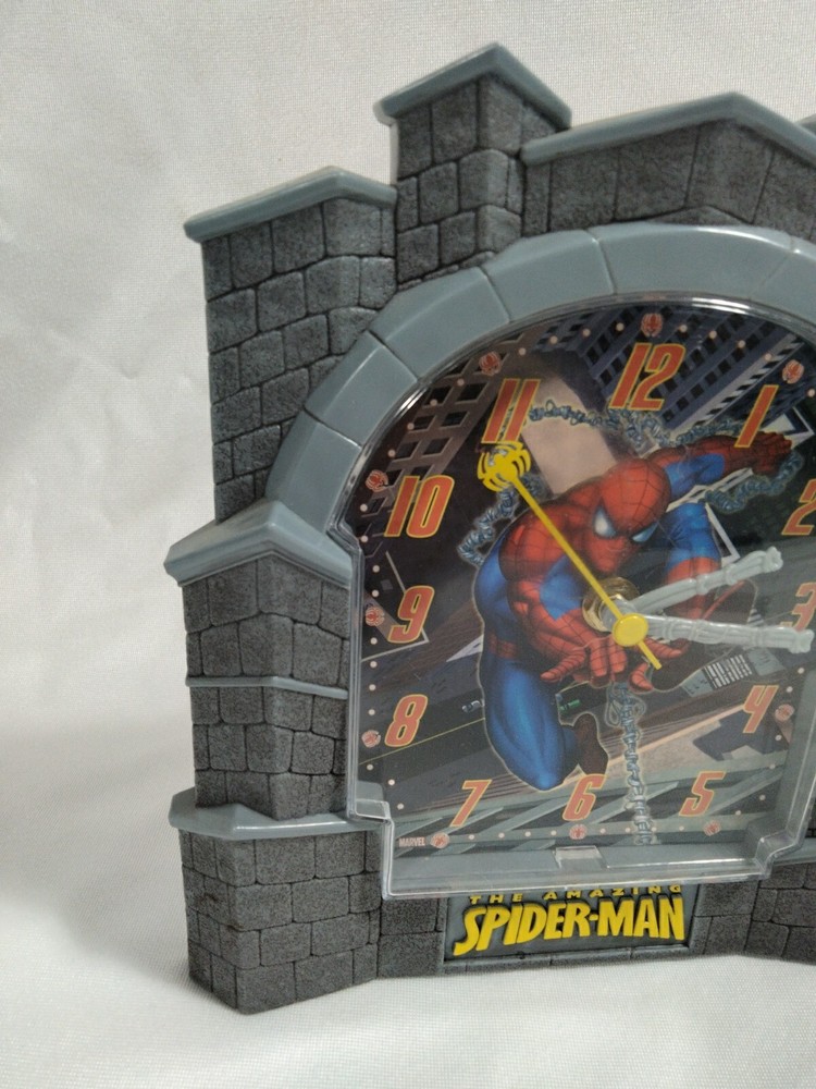 Marvel Spider-Man Tower Rectangular Wall Clock Superhero Clock Amazing Spiderman