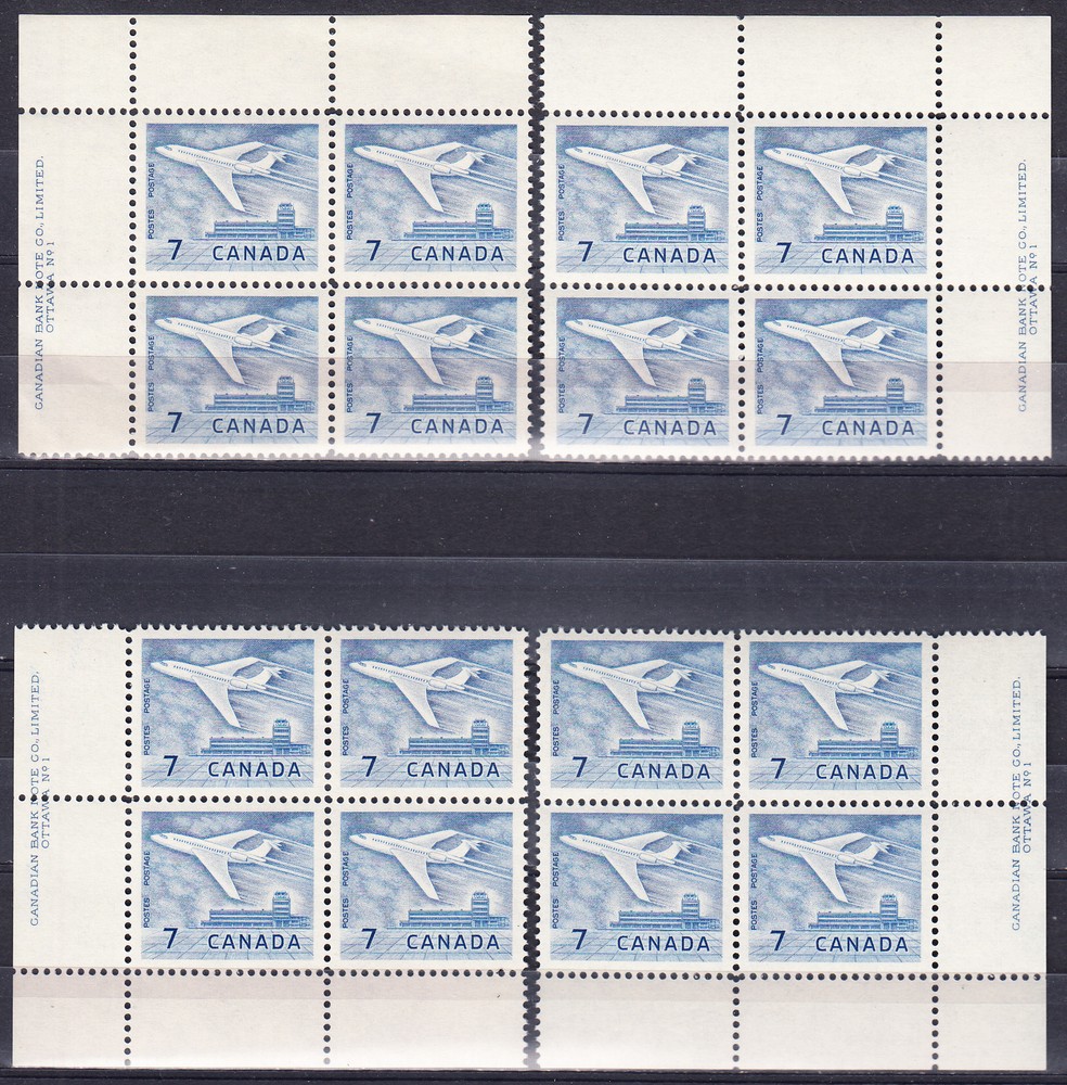 W CANADA 0414 PBK1 (1-4) MNH