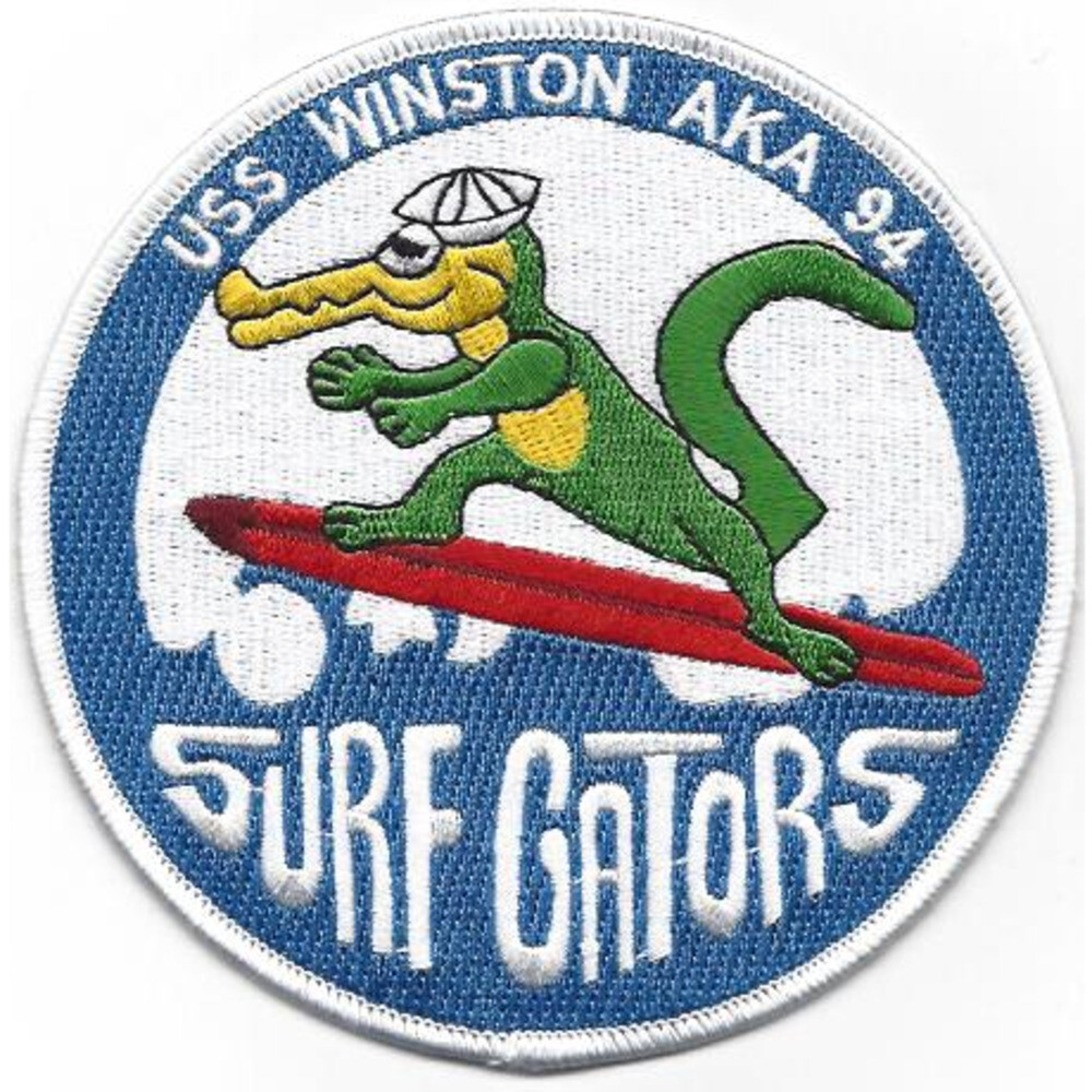 USS Winston AKA 94 Auxiliary Attack Cargo Ship Patch