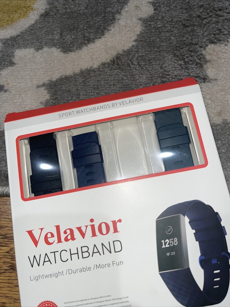 Velavior Watchband Fitbit Charge 3 Missing 1