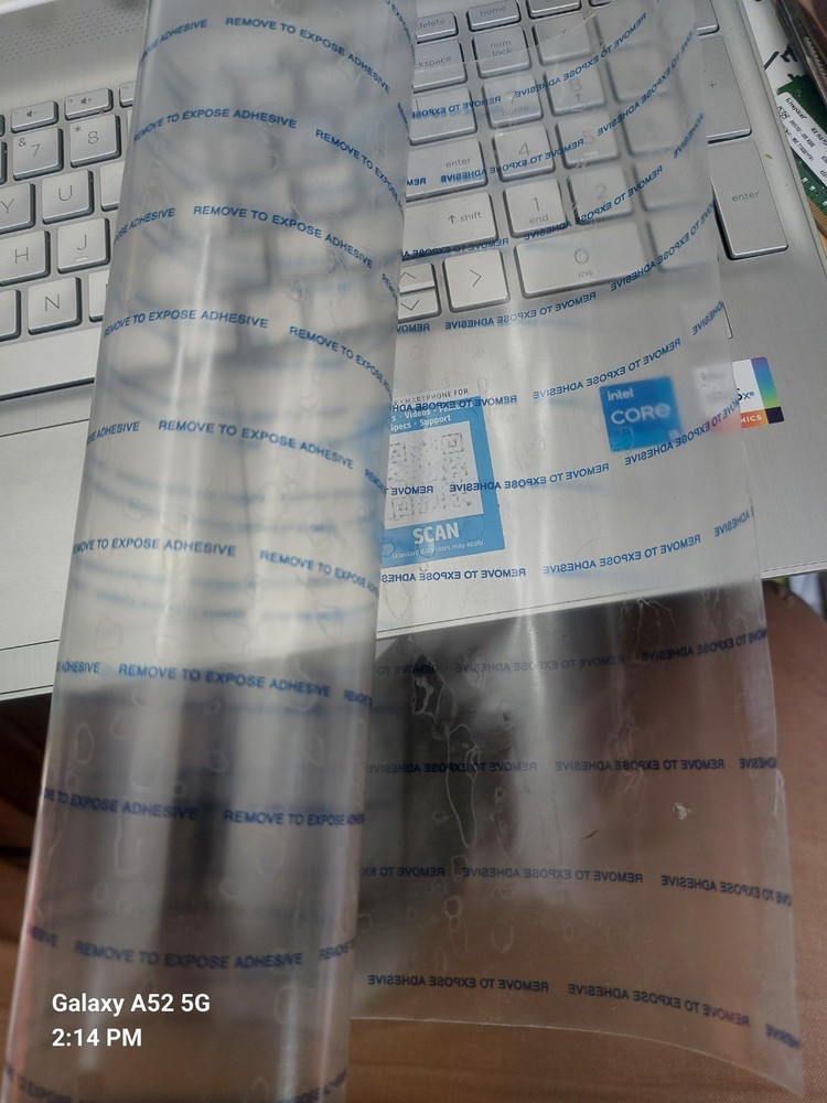 Tail light patch 10 x 12 double sided clear tape