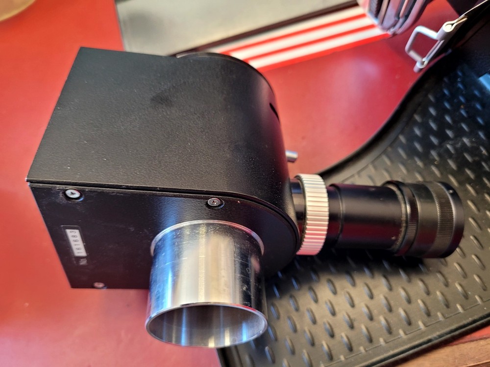 Nikon PFX 4X Microscope Shutter Format Adapter w/ Built-In Polaroid Camera (C261