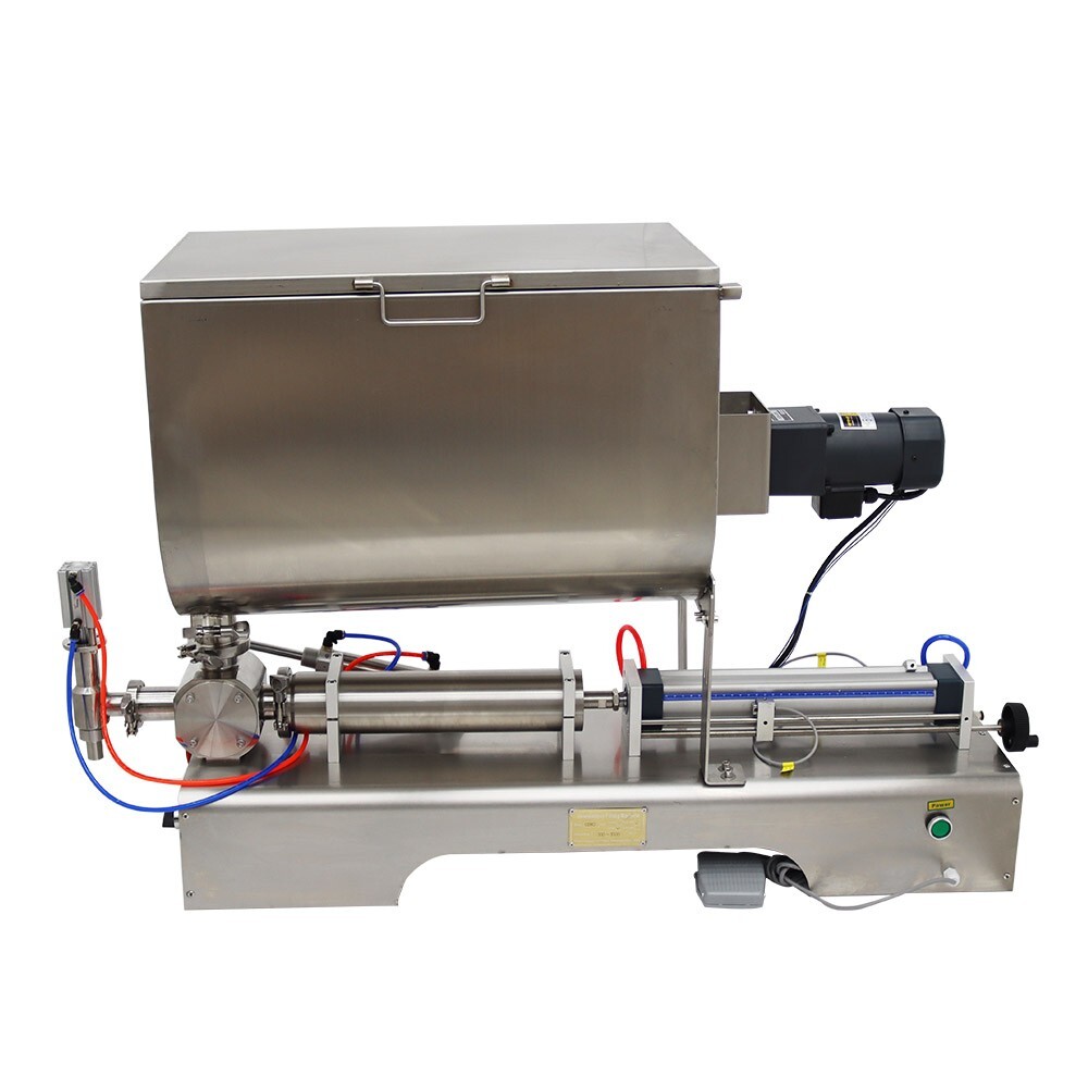 100-1000ml Liquid& Paste Filling Machine with Mixing Function 60L Hopper for Jam