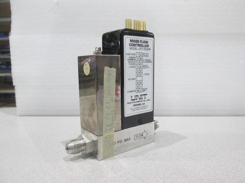 Unit UFC-1500A Mass Flow Controller, Gas, Cl2, 20 SCCM