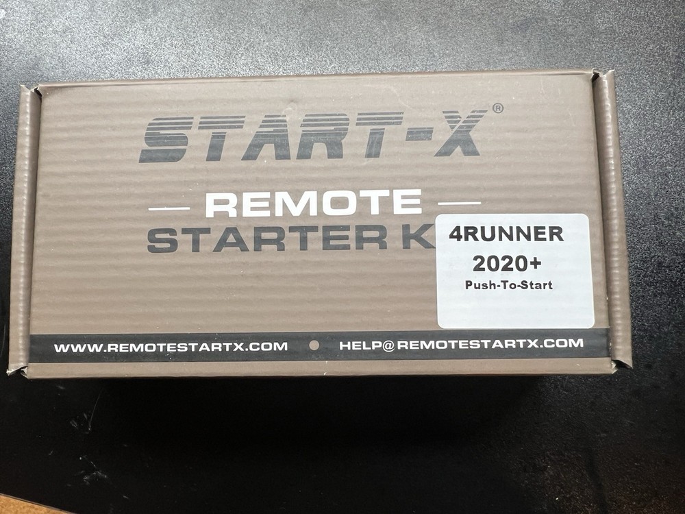 Start-X Remote Starter Kit Toyota 4Runner 2020+