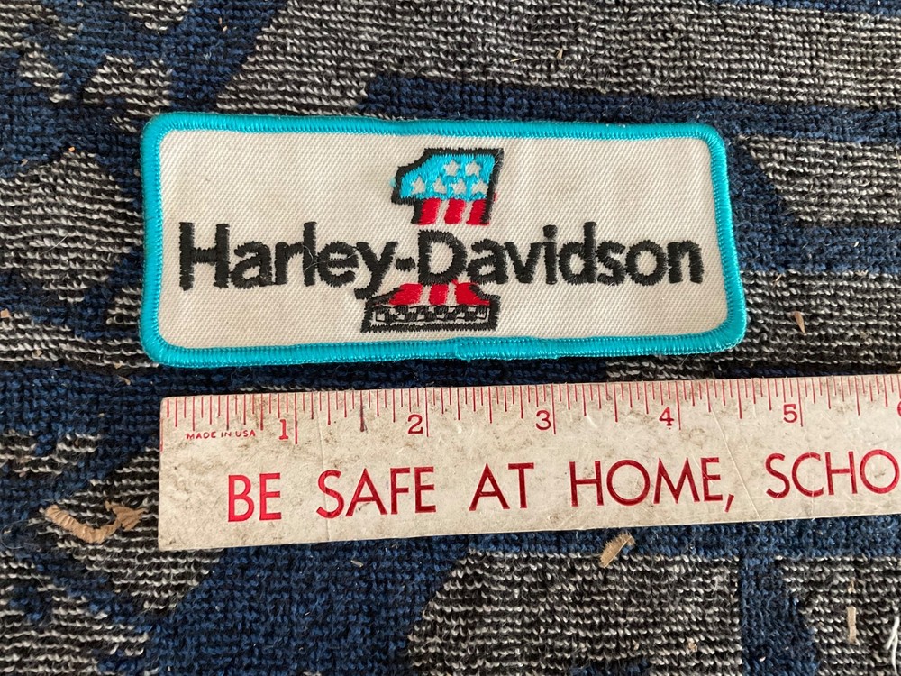 Harley Davidson Motorcycle Sew On Patch