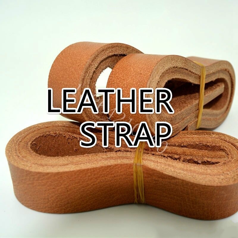 First Layer Cowhide Leather Flat Cord Genuine Real DIY Strap Rope String Crafts