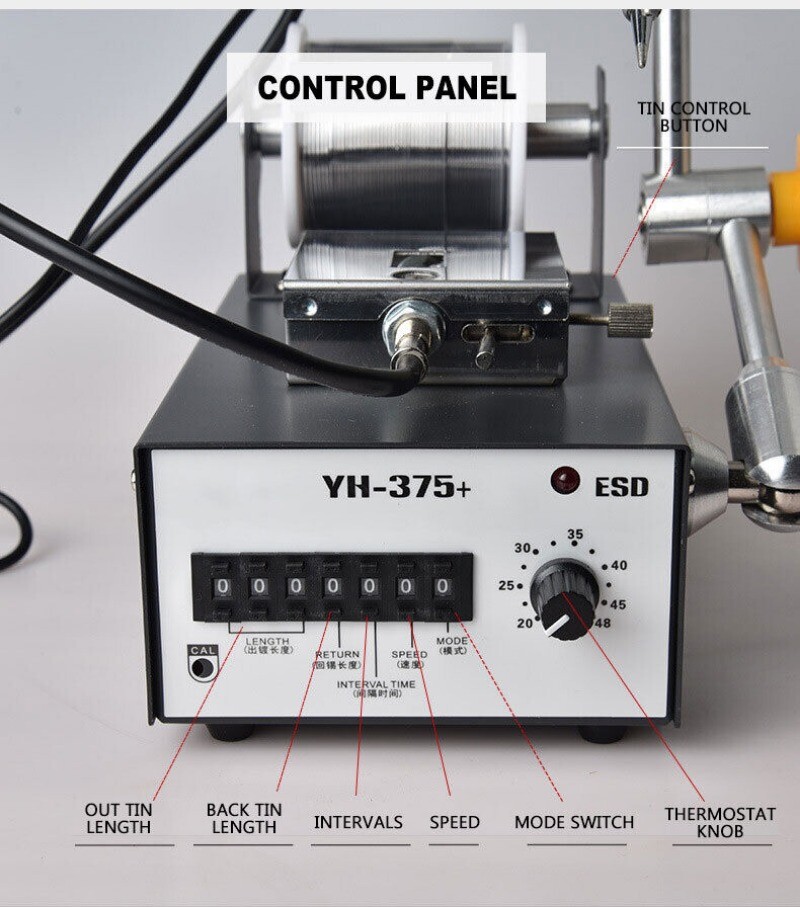 YH-375C Automatic Soldering Machine Circuit Board Wick Welding Machine
