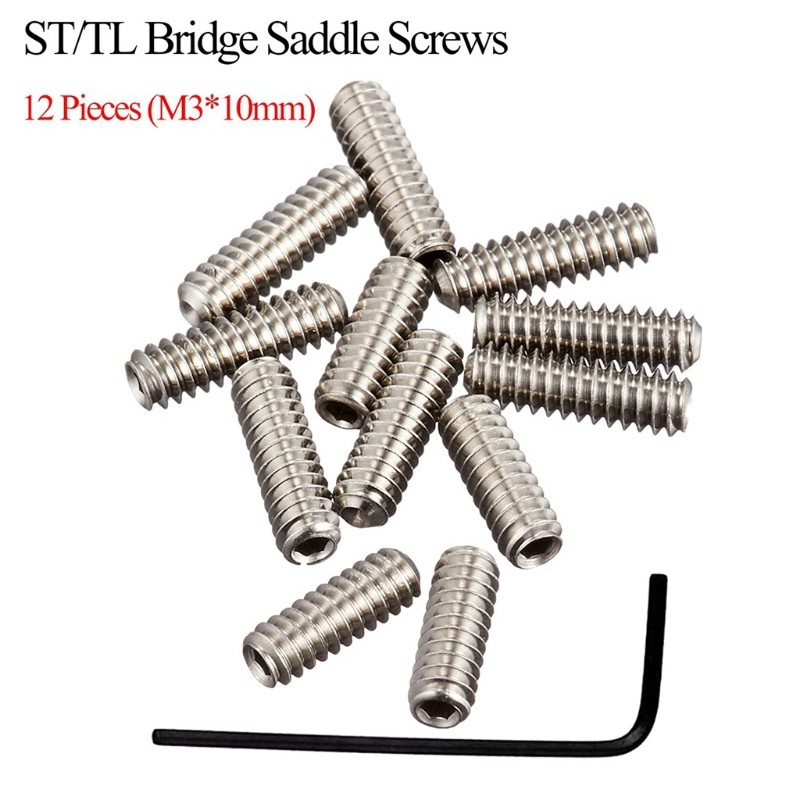 Guitar Bridge Saddle Height Adjust Screws for Series