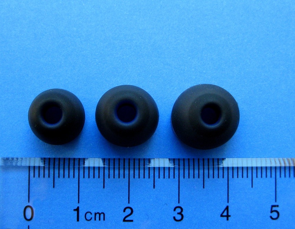 12pcs (B)- S/M/L Replacement Earbuds Eartips Set Compatible with small, B