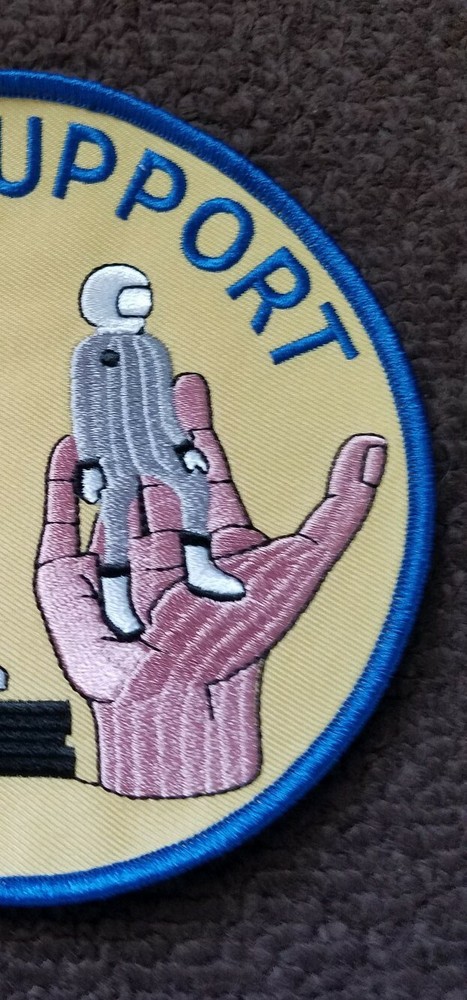 APOLLO NASA AEROSPACE MISSION BENDIX LIFE SUPPORT TEST FLIGHT USAF NASA PATCH