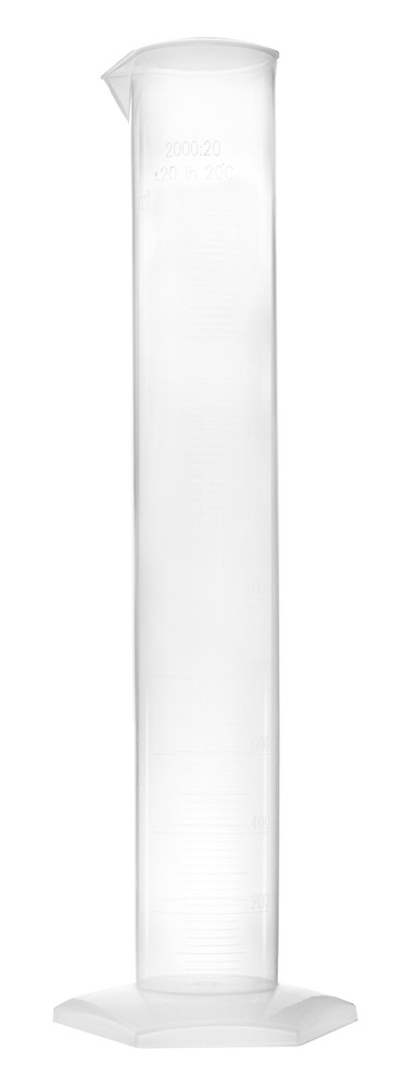 Eisco Labs 2000ml Measuring Cylinder, Class B - Polypropylene