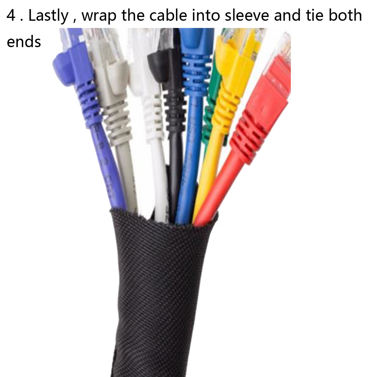 Split Wire Loom Tubing Sleeve Braided Mesh Wiring Harness Wrap Cable Sheath Lot