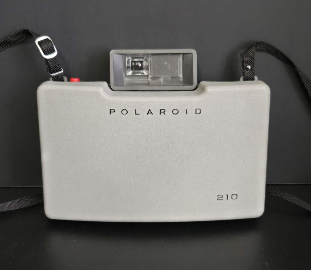Polaroid Automatic 210 Land Camera with Case Vintage Untested