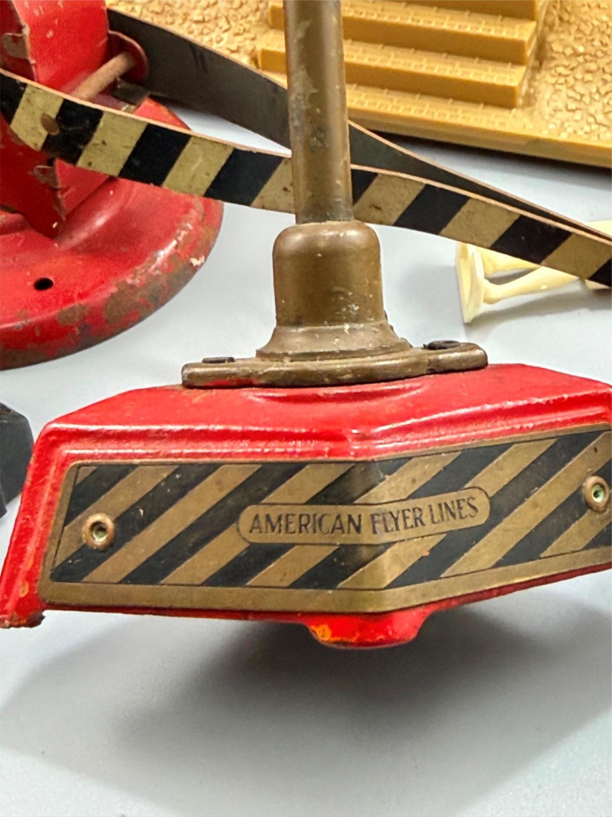 Assorted Lot of 33 O Gauge Lamp Posts Railroad Crossing Gate Bumper Etc.. AS IS