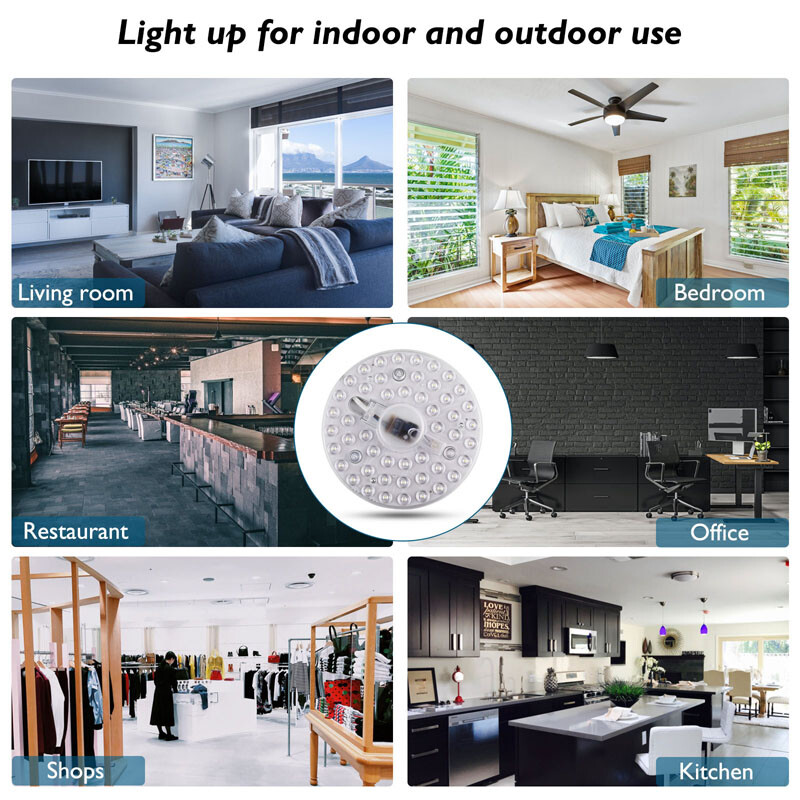 24W 6500LM Ceiling LED Light Replacement Engine Retrofit Ceiling Fan Light Kit