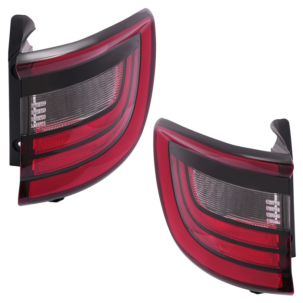 2Pc Tail Light Set For 2014-2022 Dodge Durango Left and Right Outer Tail Lamp
