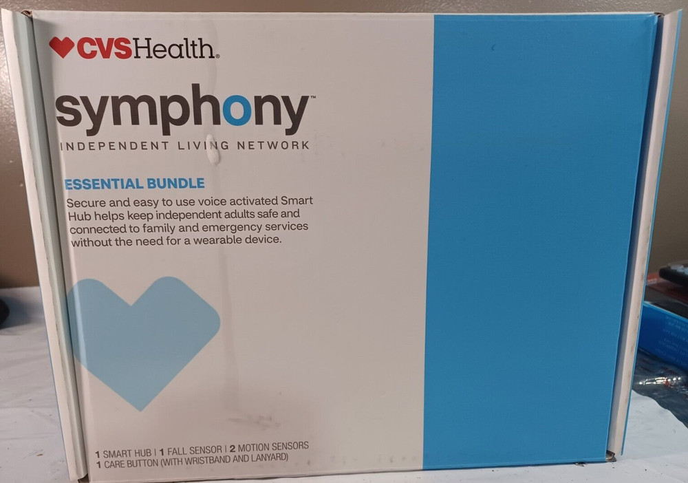 CVS Symphony Essential Bundle New Fall Sensor Motion Sensor Care Button