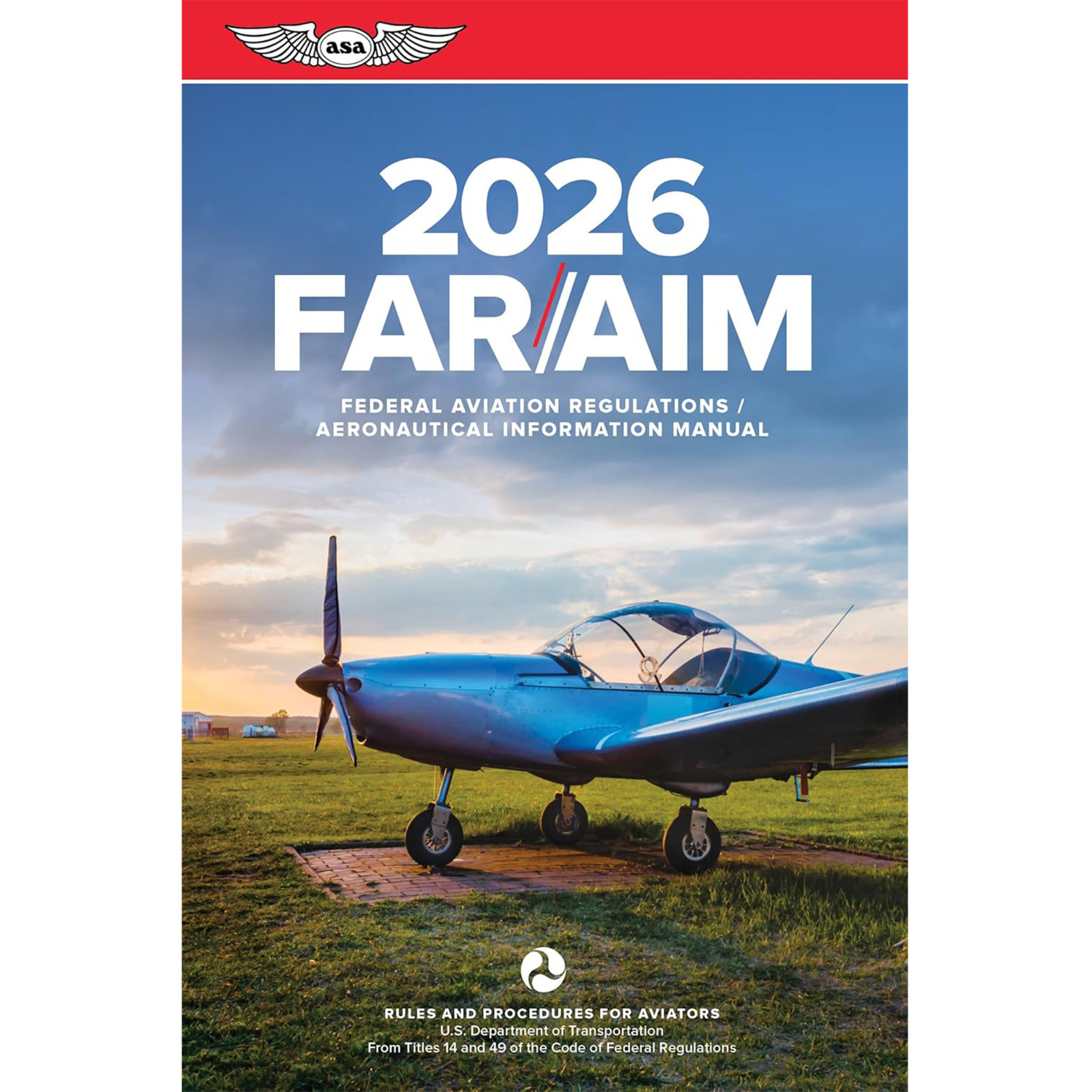 DIY KIT ASA 2026 FAR/AIM Book + 50 Tabs for IFR